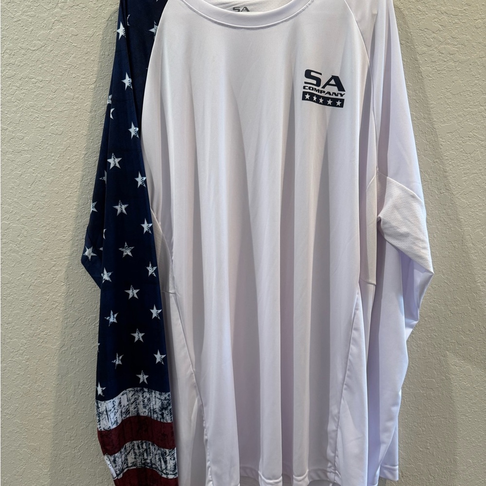 Salt Armour White Men's Performance Fishing Shirt